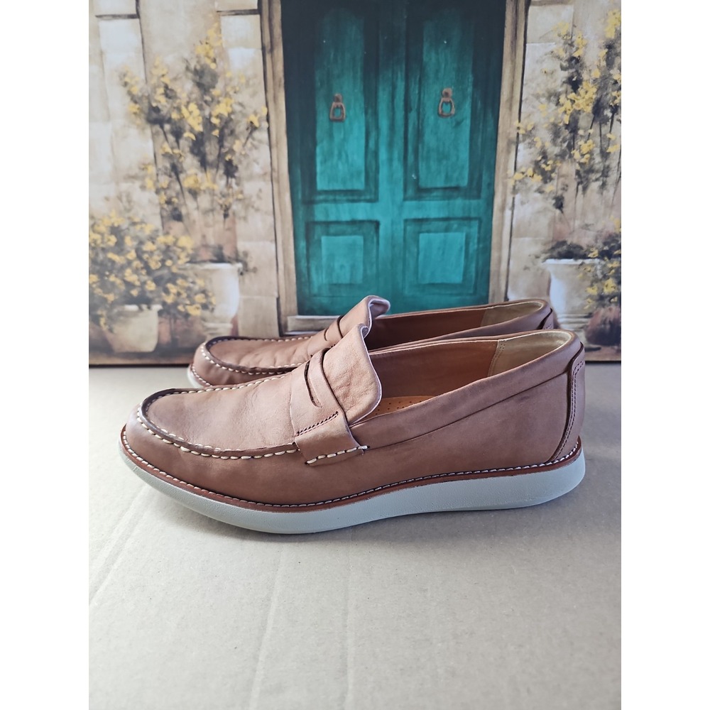 Sperry Top-Sider Men's Penny Loafer Brown Leather Shoes Size US 11